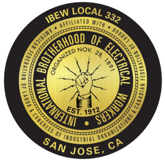 IBEW Local 332 支持 James